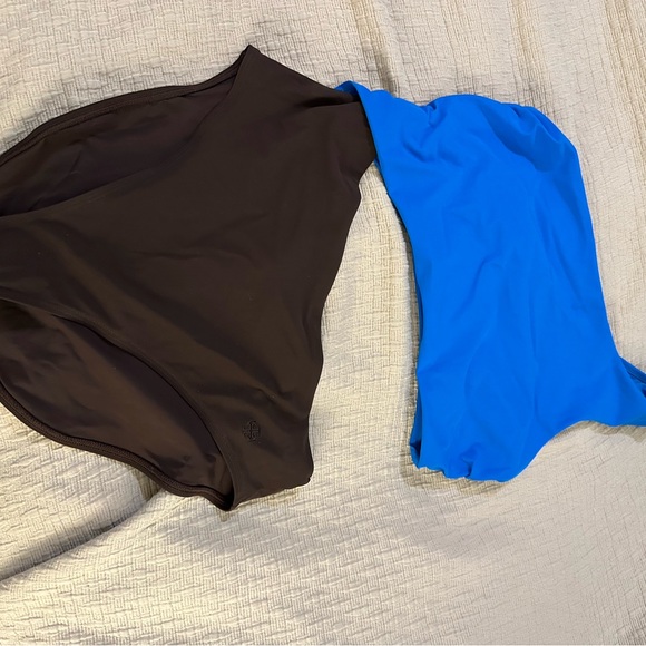 NWT Tory Burch Color block Bathing Suit - Picture 6 of 12